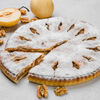 Фото к позиции меню Осетинский сладкий пирог с грушей и орехом