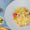 Фото к позиции меню Паста со шпинатом и креветками