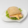 Фото к позиции меню Сэндвич с сыром и ветчиной на чиабатте