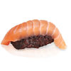 Фото к позиции меню Суши чёрный рис лосось