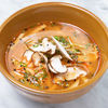 Фото к позиции меню Сычуаньский суп с соевой спаржей