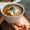 Фото к позиции меню Мисо-суп с лососем и рисом