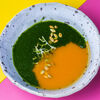 Фото к позиции меню Крем-суп из тыквы и шпината