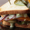 Фото к позиции меню Сэндвич с куриной грудкой