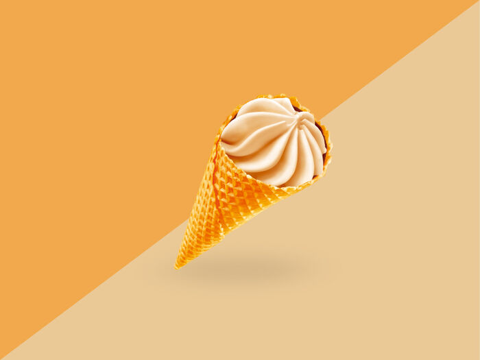 Мороженое Золотой стандарт Большой рожок