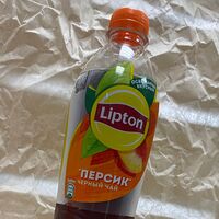 Lipton черный чай Персик