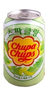 Напиток Chupa chups дыня-сливки сильногазированный