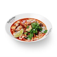 Tom yum с королевскими креветками