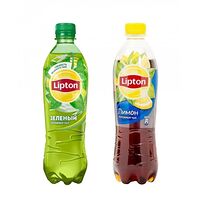 Холодный черный чай Lipton Лимон