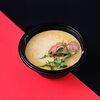 Фото к позиции меню Сырный крем-суп с сухарями