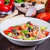 Фото к позиции меню Овощной греческий салат постный