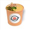 Фото к позиции меню Крем-суп тыквенный с копчёной курочкой