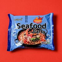 Лапша со вкусом морепродуктов seafood party samyang, корея