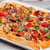 Фото к позиции меню Пицца Сицилия с баклажанами и телятиной