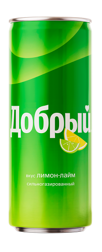 Напиток Добрый Лимон-лайм жб Напиток сильногазированный