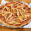 Фото к позиции меню Пицца с сосисками и картофелем фри new