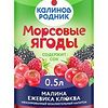Фото к позиции меню Морсовые ягоды Малина, Ежевика, Клюква Калинов напиток б/а, б/газ, 500 мл