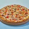 Фото к позиции меню Пицца «Том ям с курицей» на тонком тесте 30 см