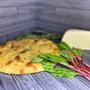 Фото к позиции меню Осетинский пирог с сыром и мангольдом
