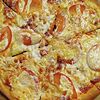 Фото к позиции меню Пицца Колбаса и помидоры S
