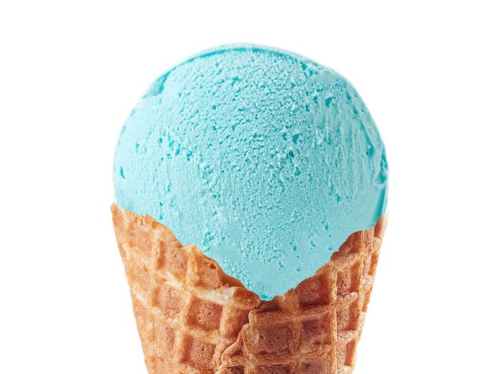 Мороженое Голубое небо со вкусом жевательной резинки