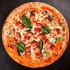 Фото к позиции меню Пицца с Беконом и шпинатом