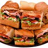 Фото к позиции меню Тарелка сэндвичей Мясной пир (30 см. 5 шт.)