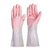 Фото к позиции меню Vetta перчатки хозяйственные, двухцветные, пвх, 30см, l