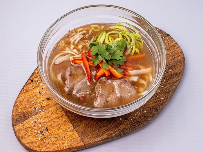 Острый суп в тайском стиле