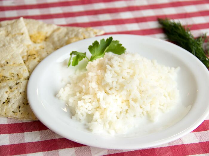 Рис паровой с маслом