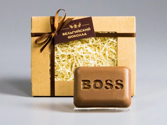 Шоколадная фигурка Boss подарочная