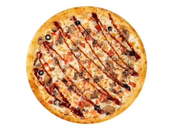 Пицца Сливочная с лососем маленькая