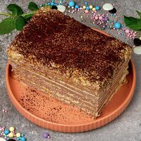 Торт Наполеон шоколадный