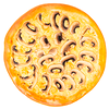Фото к позиции меню Пицца с грибами на сливочном соусе