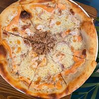 Пицца Семга-морепродукты-тунец