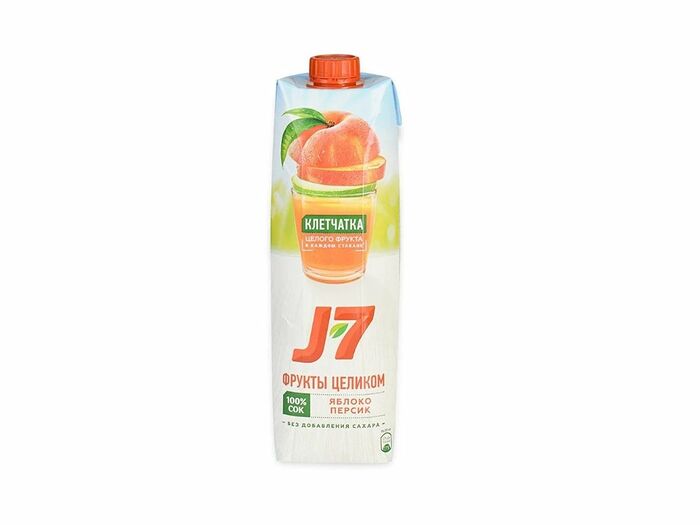 Сок персик-яблоко J7
