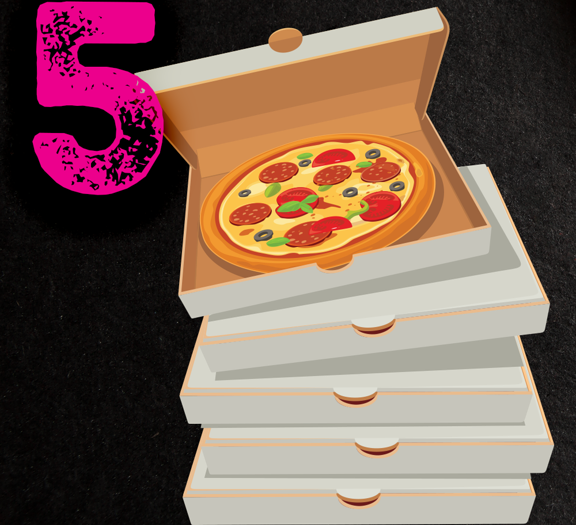Пять пицц сет