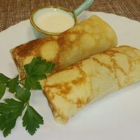 Блинчики с мясом