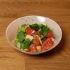 Фото к позиции меню Салат из свежих овощей со сметаной
