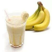Банановый молочный коктейль