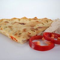 Осетинский пирог с индейкой и болгарским перцем