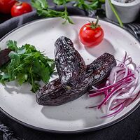 Шашлык из баклажанов с курдюком