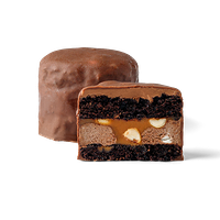 Шоколадное пирожное Арахис-карамель
