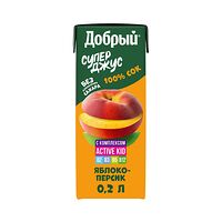 Сок Добрый яблоко-персик