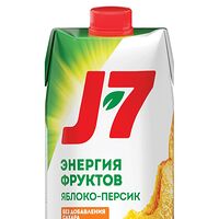 Сок J-7 Персик-яблоко