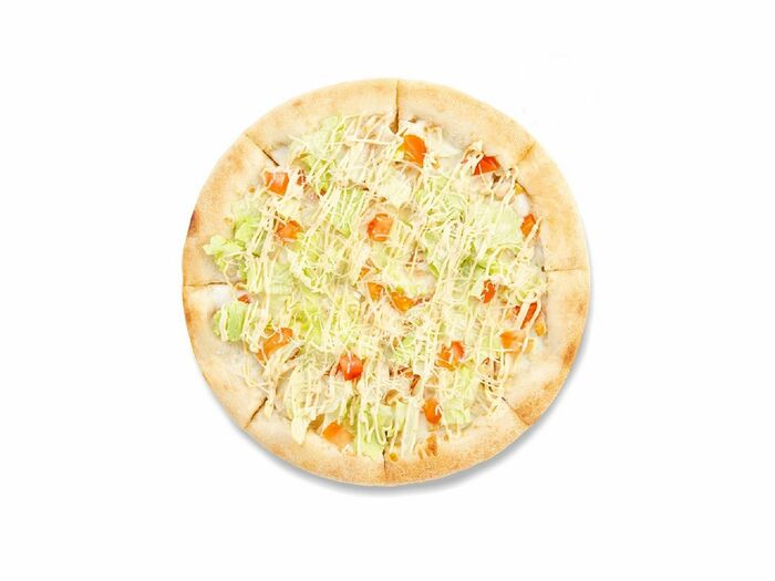 Цезарь пицца на сливочной основе