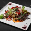 Фото к позиции меню Гриль-салат со стейком мясника, овощами и соусом бальзамико