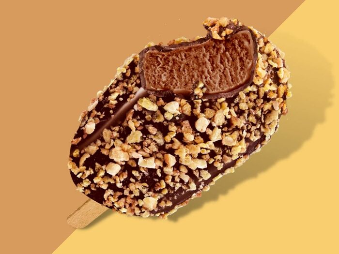 Мороженое Эскимо в глазури Шоколадное с арахисом