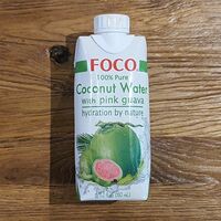 Кокосовая вода с розовой гуавой Foco