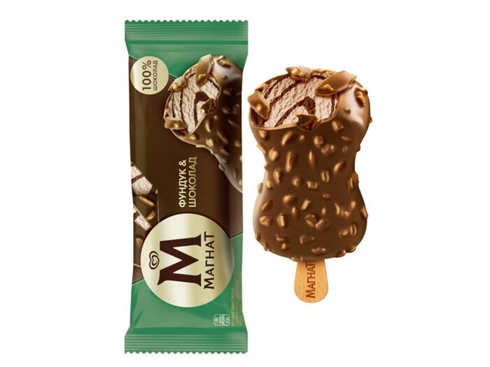 Магнат мороженое эскимо в шоколаде Фундук и шоколад